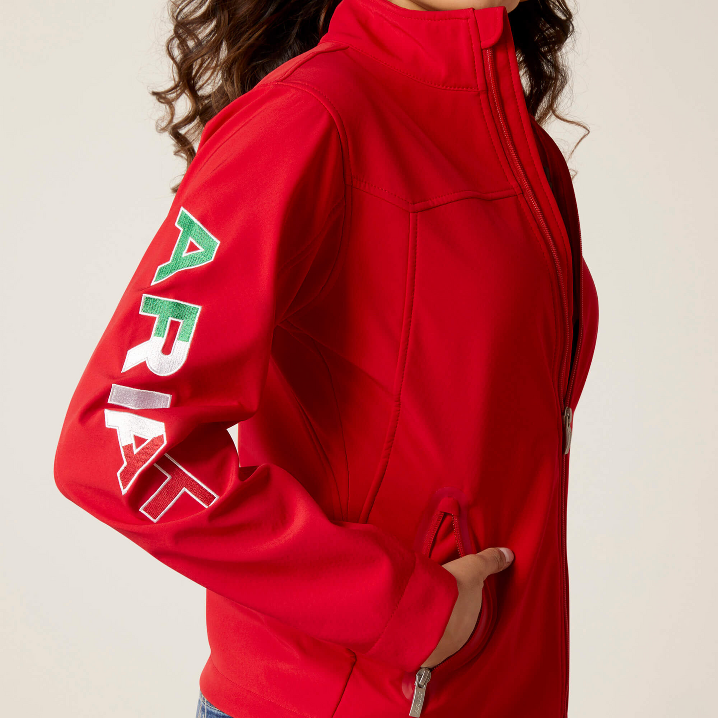 Ariat Women - Softshell Jacket (Red Mexico Flag) 10033526