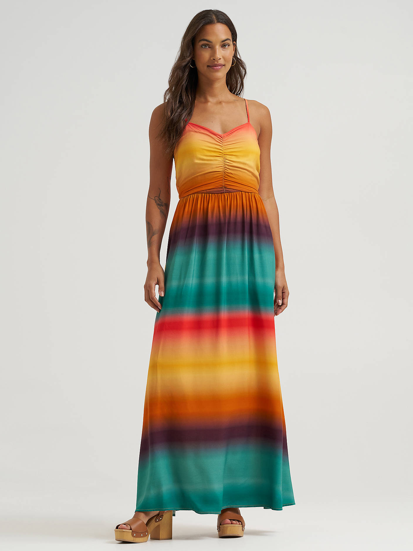 Wrangler Women - Sunny Strappy Maxi Dress (Yellow) 112375071