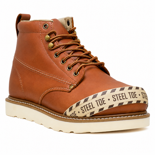 Golden Fox Men - ST Plain Toe (Brun) OG620T