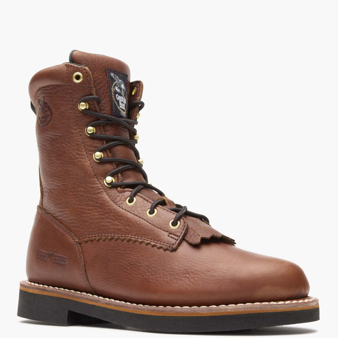 Georgia Men - Farm & Ranch Lacer (Brown) G7014