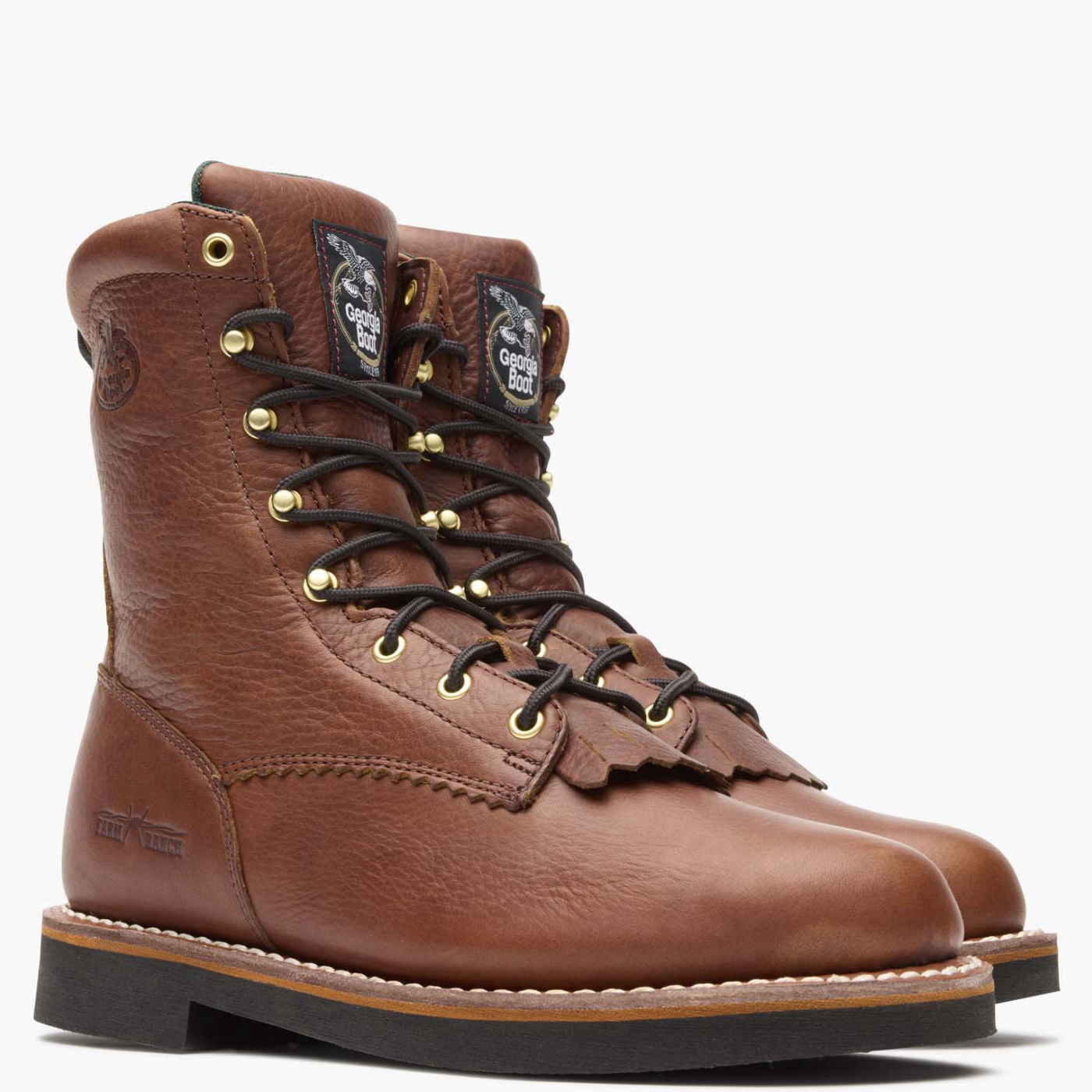 Georgia Men - Farm & Ranch Lacer (Brown) G7014