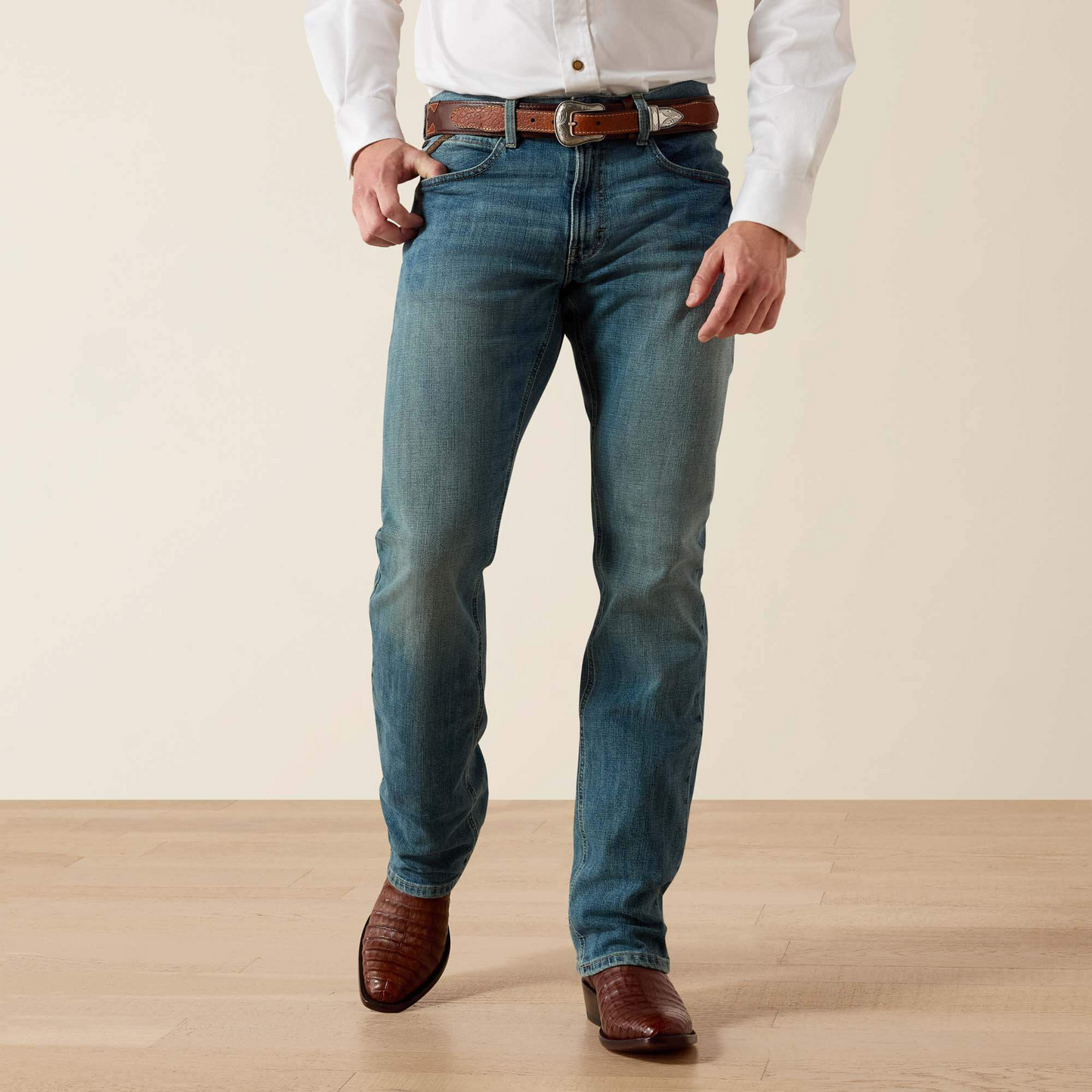 Men Ariat - M4 Relaxed Fit Jean (Sawyer) 10029009