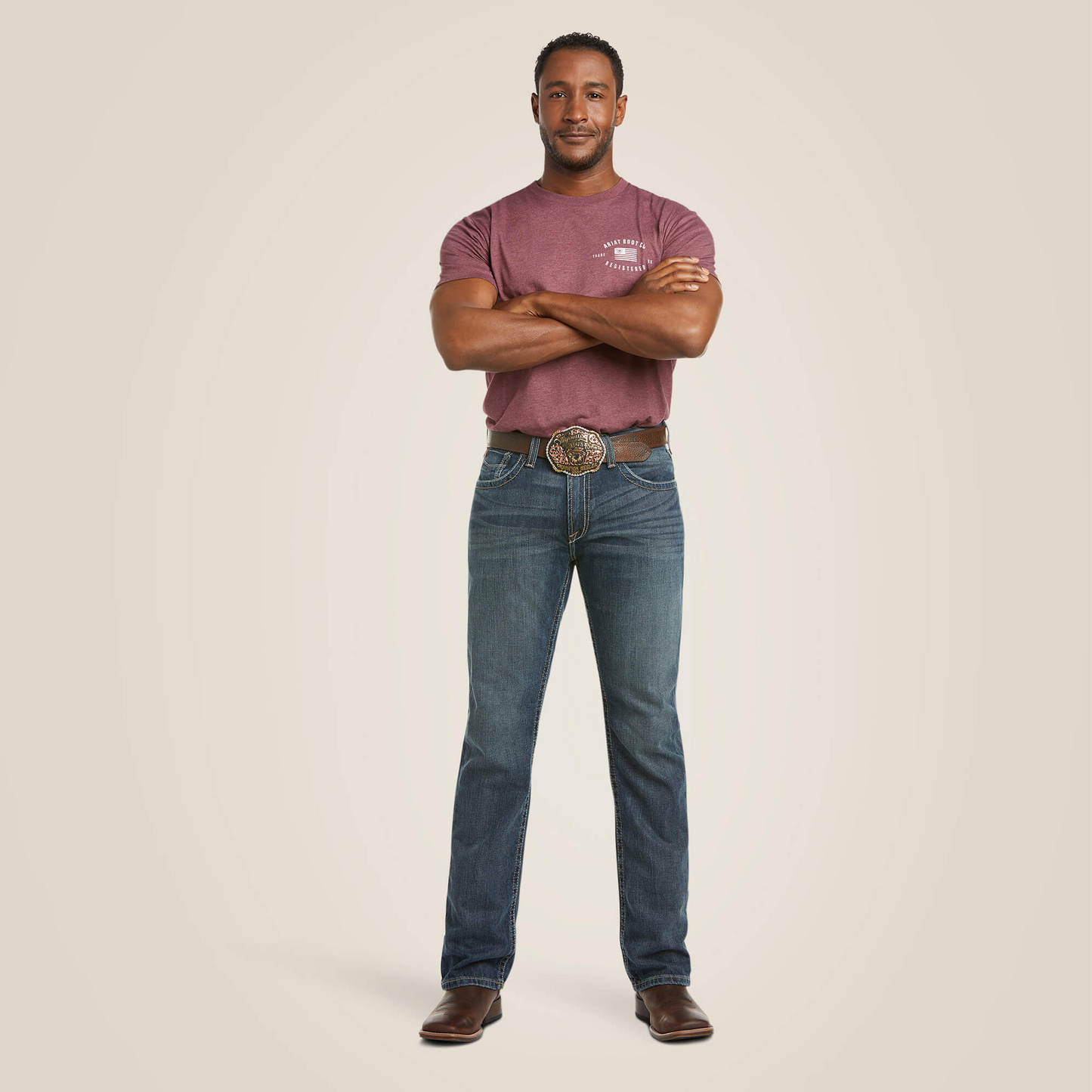 Men Ariat - M5 Straight Leg Jean (Deadrun) 10010842