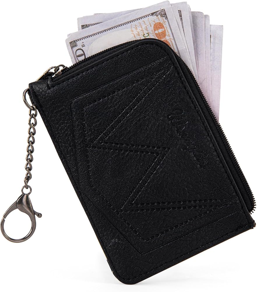 Montana West - Mini Zip Card Case (Cow Print) WG102-W005BK