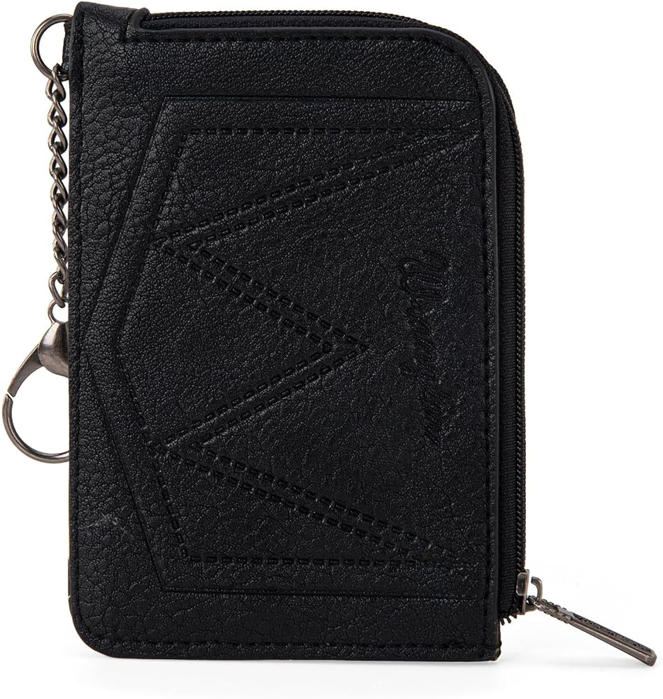 Montana West - Mini Zip Card Case (Cow Print) WG102-W005BK