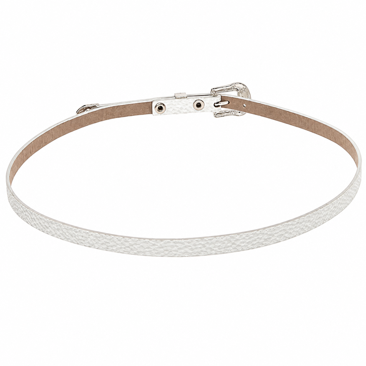 Classic Western Hat Band (White)