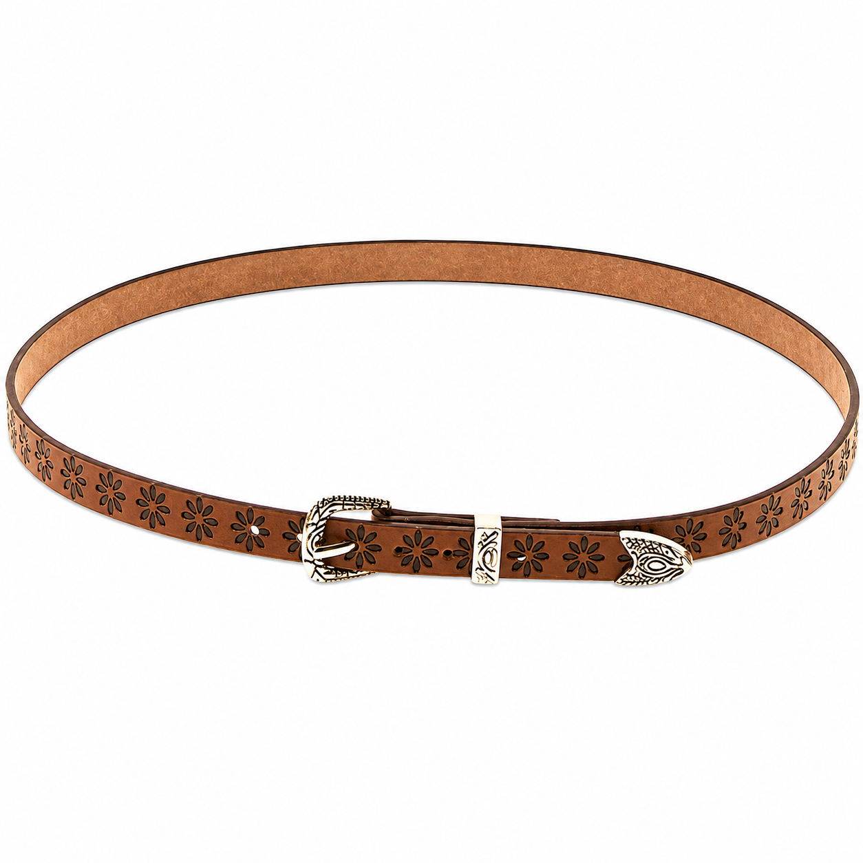 Embossed Western Hat Band (Daisy)