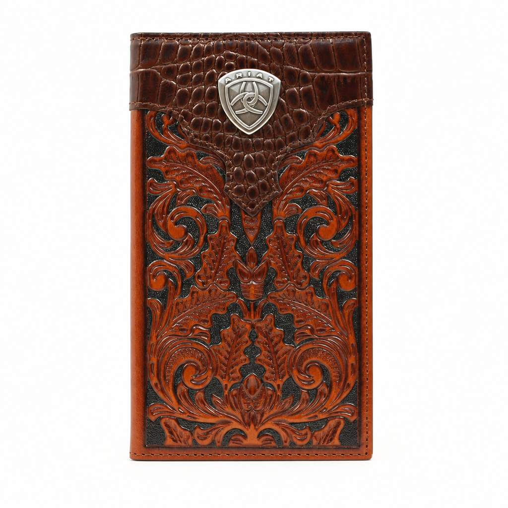 Ariat - Rodeo Wallet (Croc Print Tooled) A3516208