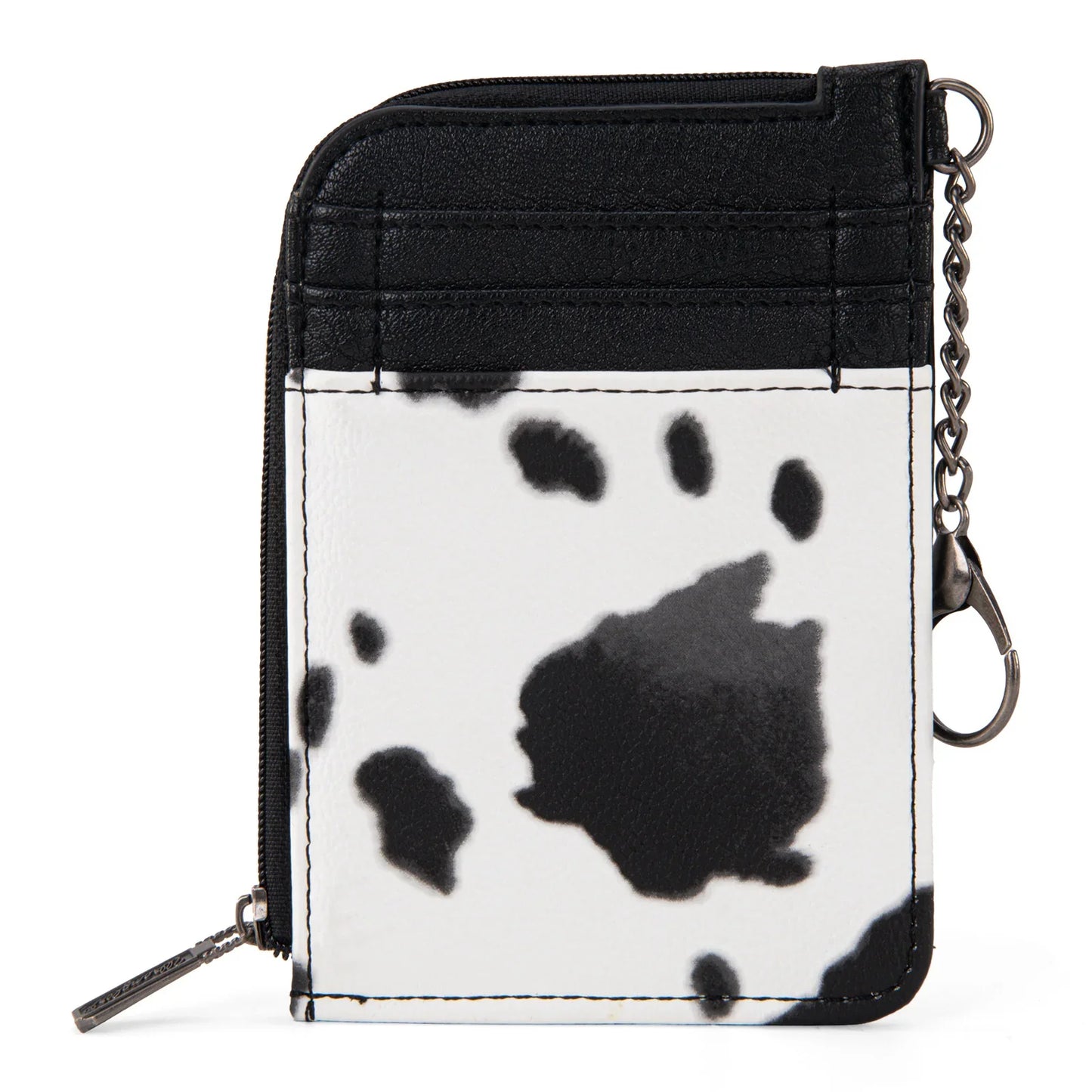 Wrangler - Mini Zip Card Case (Cow Print) WG102-W005BK
