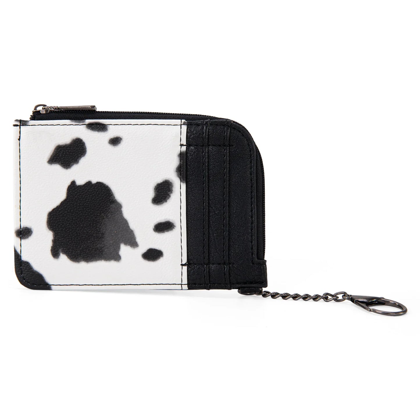 Wrangler - Mini Zip Card Case (Cow Print) WG102-W005BK