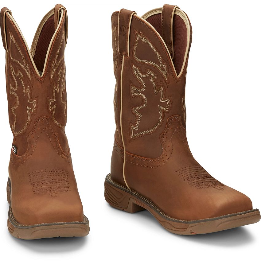 Justin Men - Rush (Saddle Tan) WK4330
