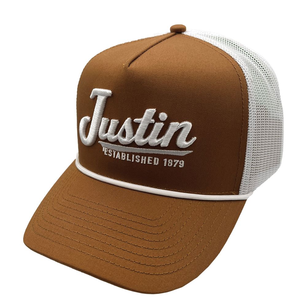 Justin - Classic Trucker Cap (Tan) JUS13692-TAN