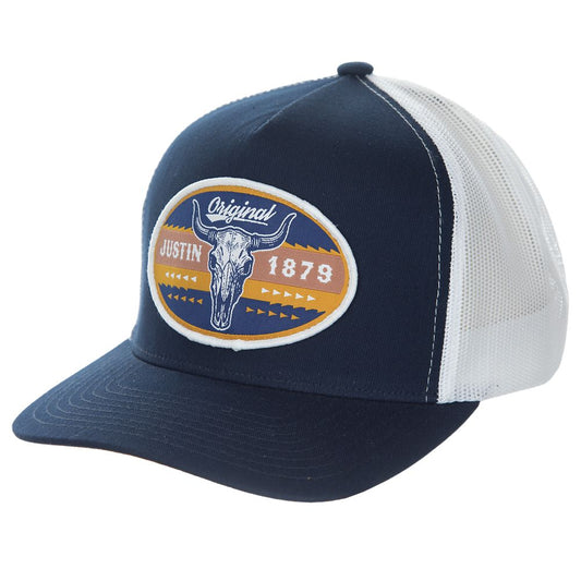 Justin - Longhorn Trucker Cap (Navy) JUS13714-NAVY