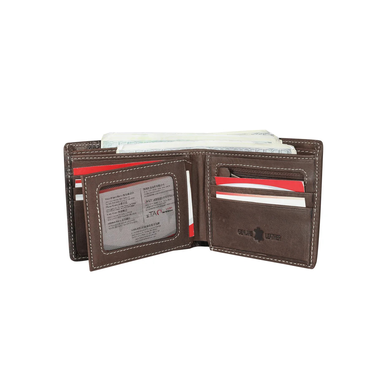 Montana West - Bi-Fold Wallet (Genuine Hair-On Leather) MWS-W025CF