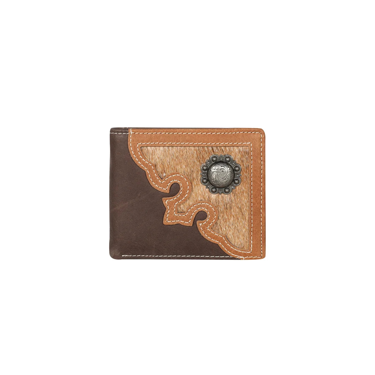 Montana West - Bi-Fold Wallet (Genuine Hair-On Leather) MWS-W025CF