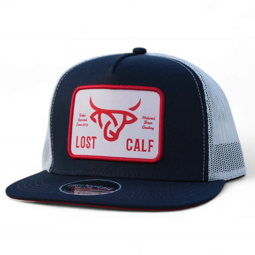 Lost Calf - Flat Plate (Navy/White)