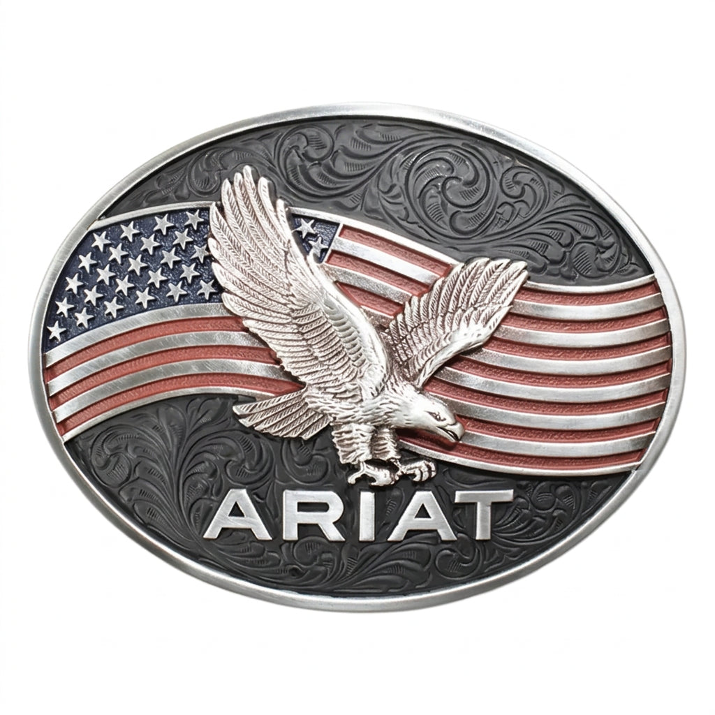 Ariat - Eagle American Flag Buckle (A37067)