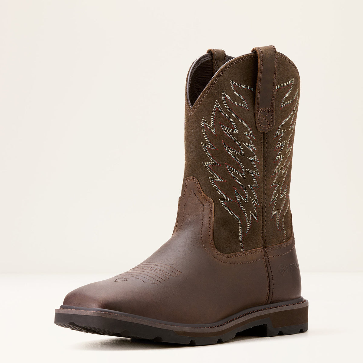Ariat Men - Groundbreaker Wide Square Toe (Brown) 10020059