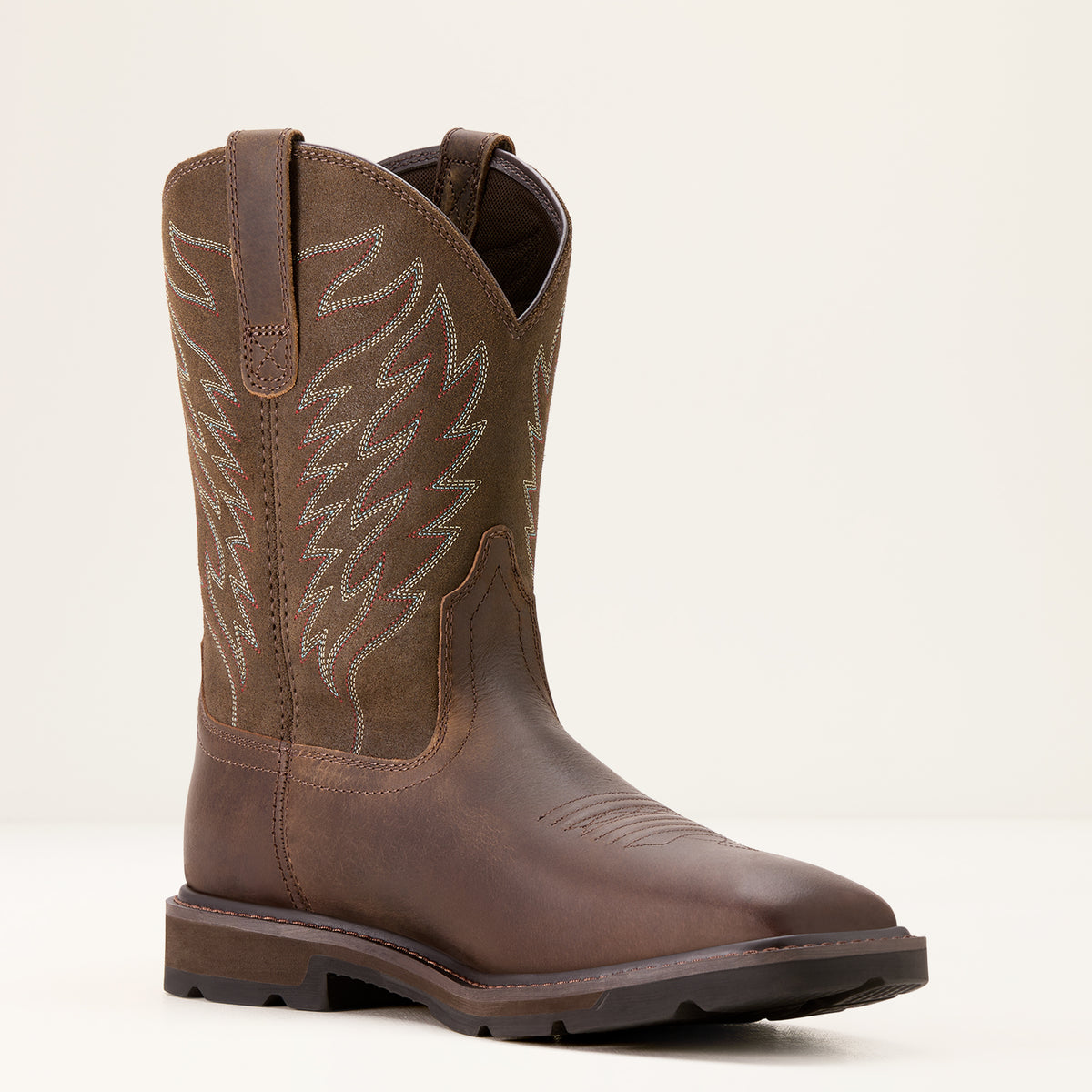 Ariat Men - Groundbreaker Wide Square Toe (Brown) 10020059