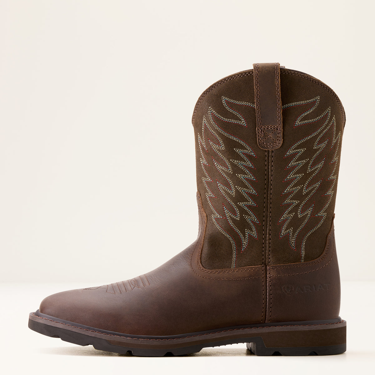 Ariat Men - Groundbreaker Wide Square Toe (Brown) 10020059