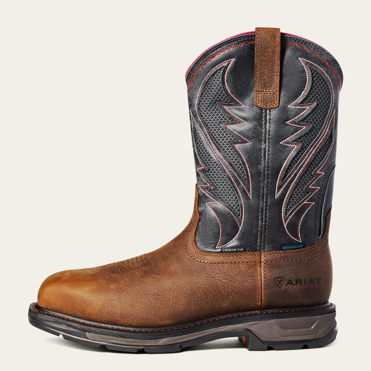 Ariat Men - ST WorkHog XT VentTEK H2O Carbon Toe (Rye Brown) 10036005