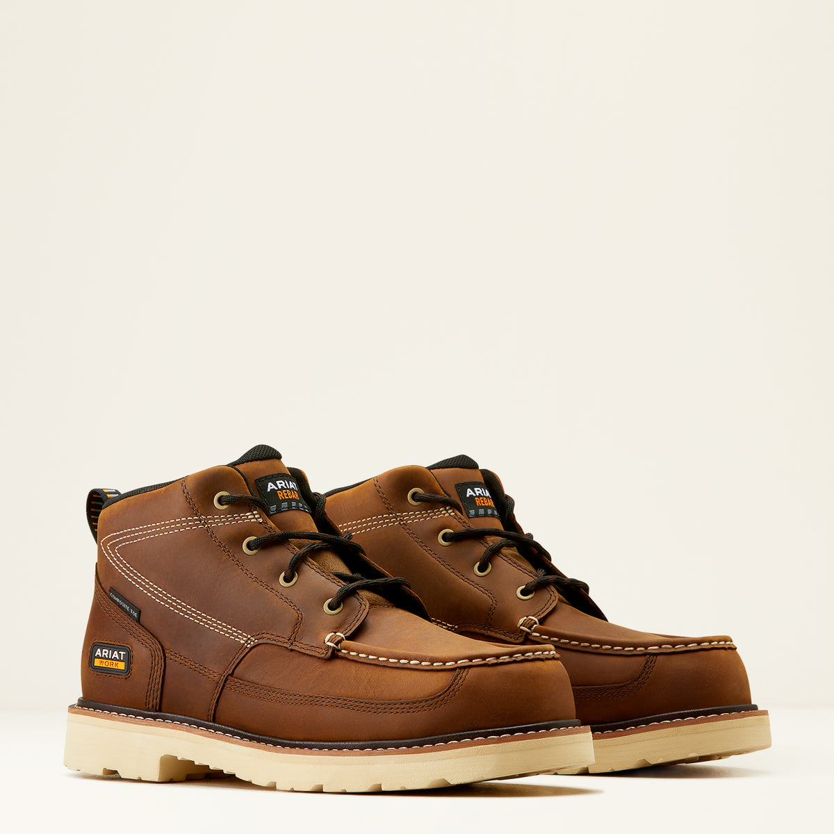 Ariat Men - ST Rebar Lift Chukka Composite Toe (Distressed Brown) 10050837