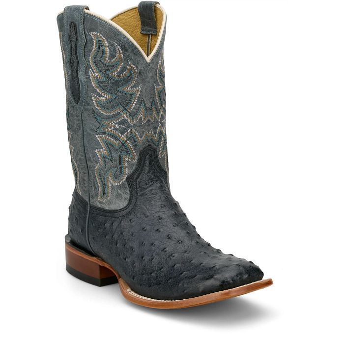 Tony Lama Men - Blaine Ostrich (Grey) RN3573