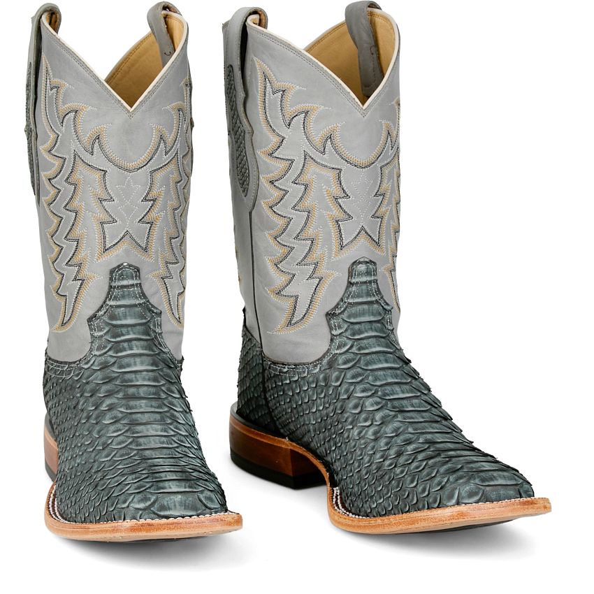 Tony Lama Men - Mario Python (Grey) HE6313