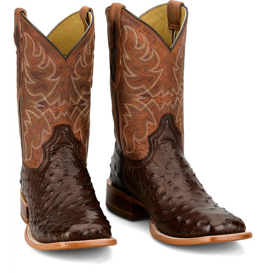 Tony Lama Men - Blaine Ostrich (Chocolate) RN3572