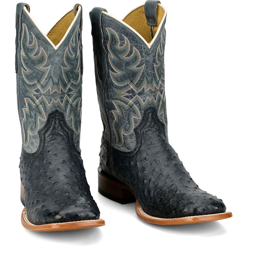 Tony Lama Men - Blaine Ostrich (Grey) RN3573
