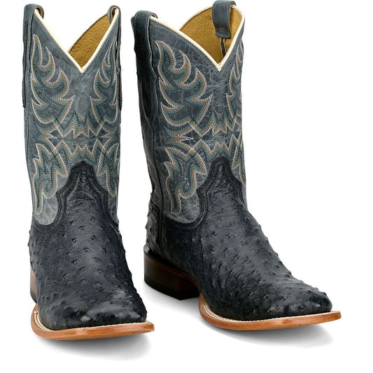 Tony Lama Men - Blaine Ostrich (Grey) RN3573