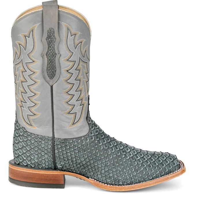 Tony Lama Men - Mario Python (Grey) HE6313