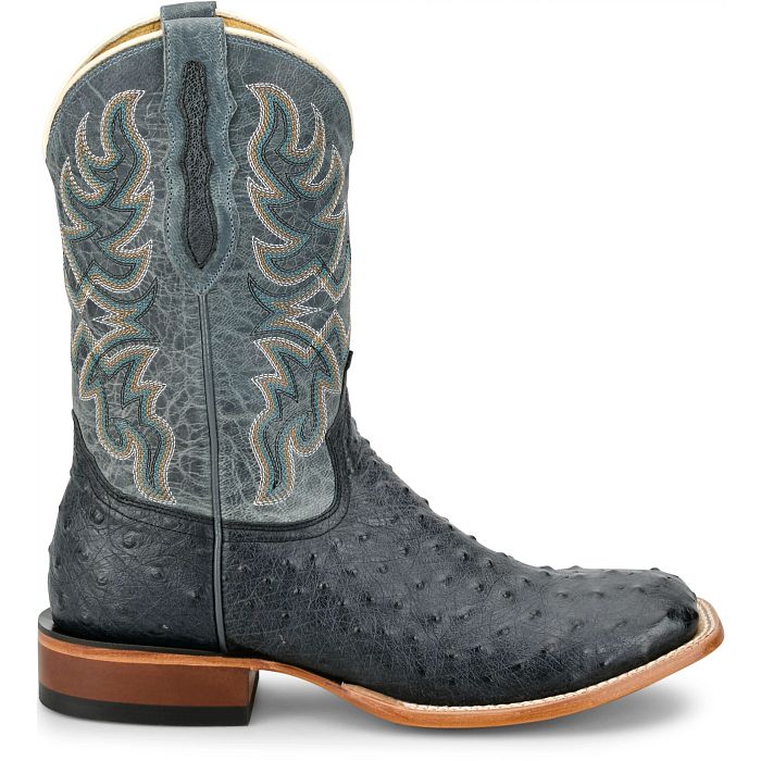 Tony Lama Men - Blaine Ostrich (Grey) RN3573