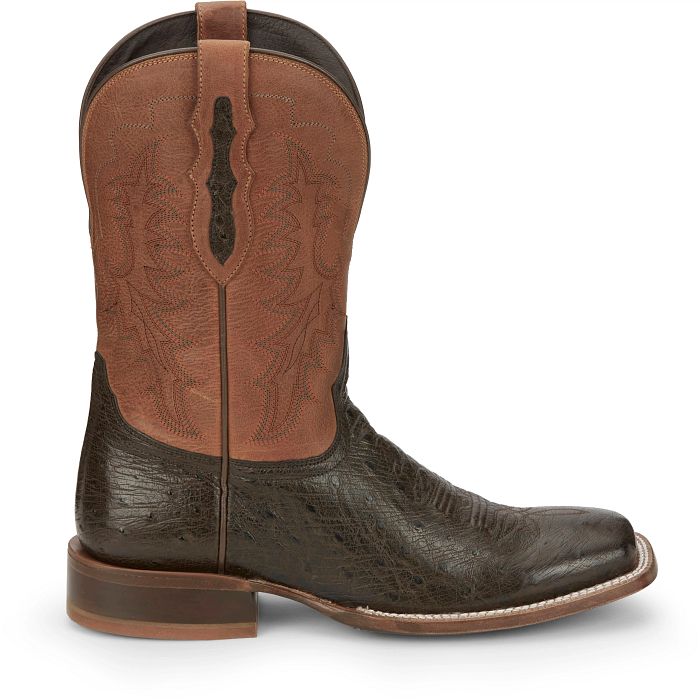 Tony Lama Men - Rancho Smooth Ostrich (Umber) TL5381