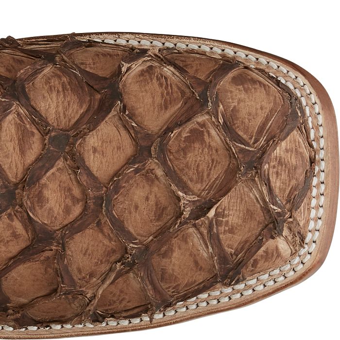 Tony Lama Men - Leviathan Pirarucu (Chocolate) 6082