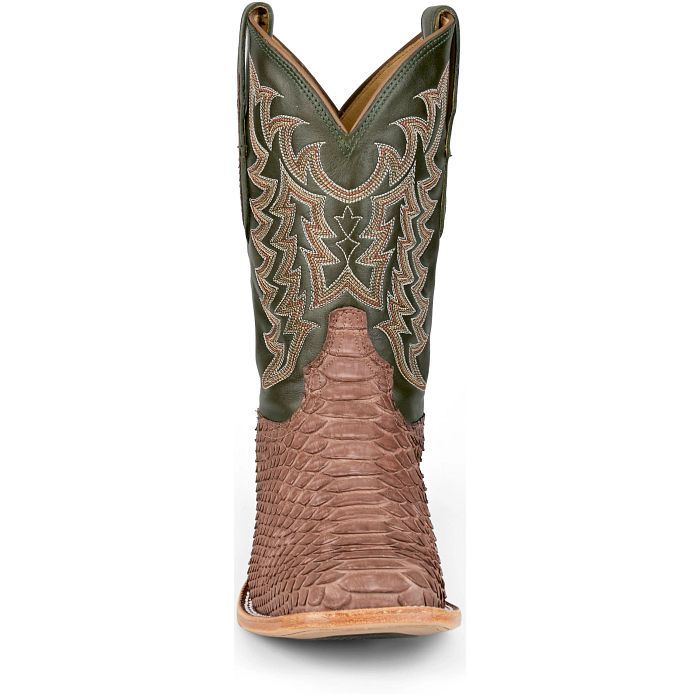 Tony Lama Men - Mario Python (Green/Brown) HE6314