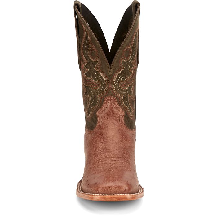 Tony Lama Men - Cadiz Smooth Ostrich (Coffee) SA6104