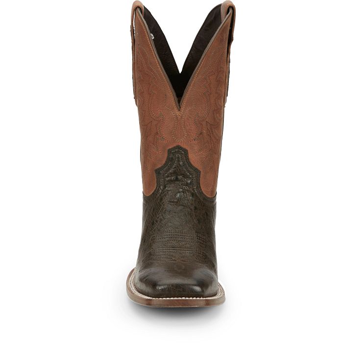 Tony Lama Men - Rancho Smooth Ostrich (Umber) TL5381