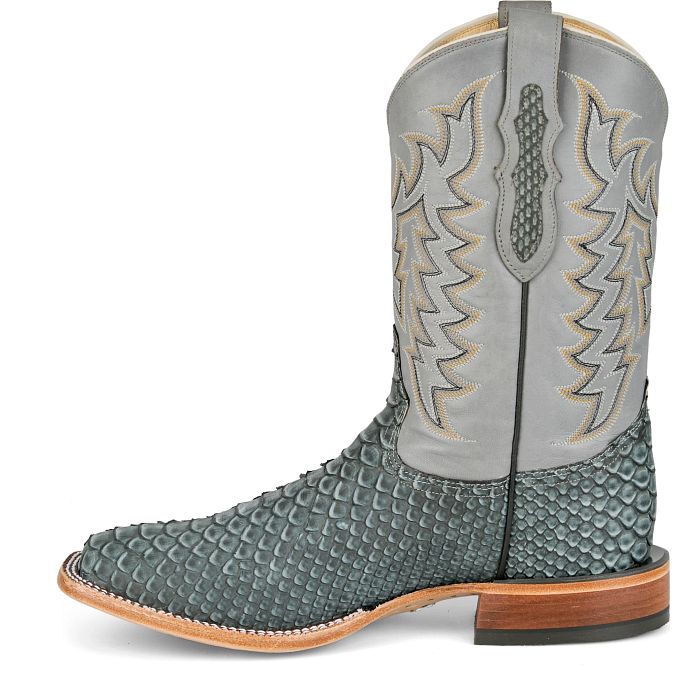 Tony Lama Men - Mario Python (Grey) HE6313