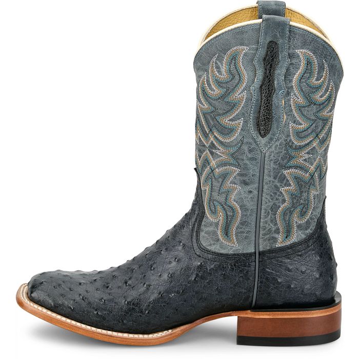 Tony Lama Men - Blaine Ostrich (Grey) RN3573