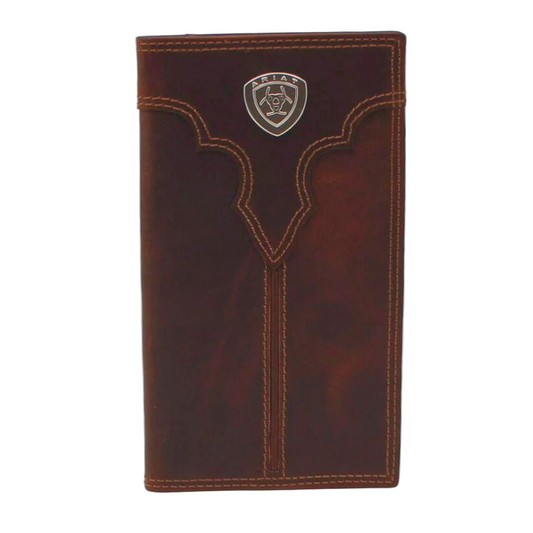 Ariat - Rodeo Wallet (Center Bump Shield Brown) A3550002