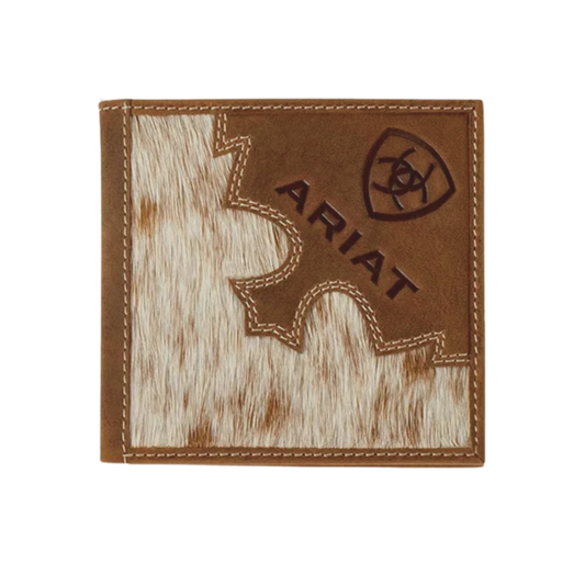 Ariat - Bi-Fold Wallet (Brindle Calf Hair Brown) A3562502