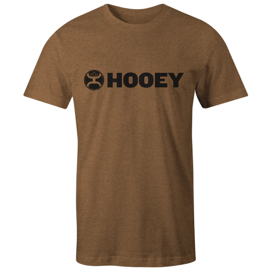 Hooey Men - T-Shirt Lock-Up (Brown) HT1407BR