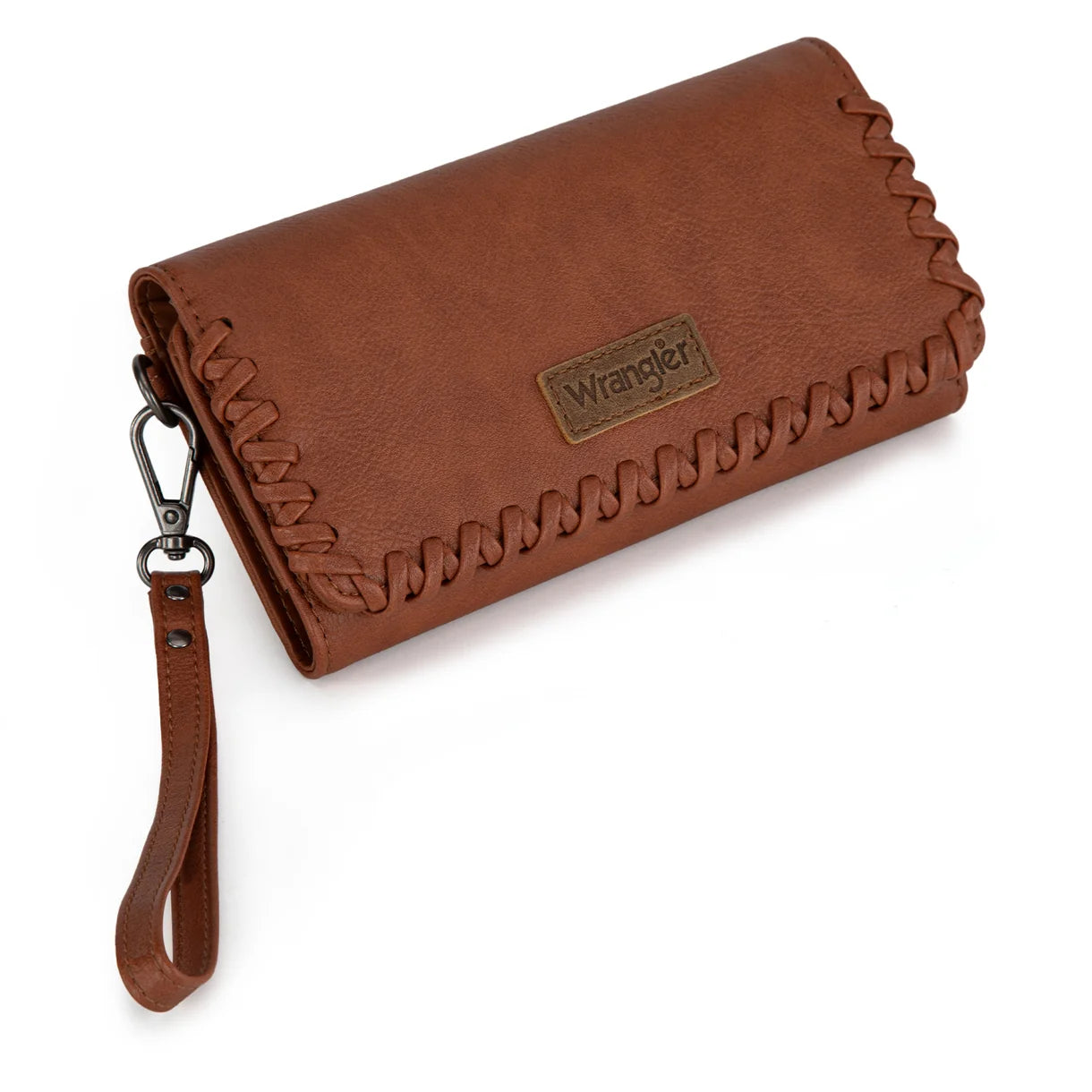 Wrangler - Wristlet Wallet (Whipstitch Brown) WG183-W048LBR
