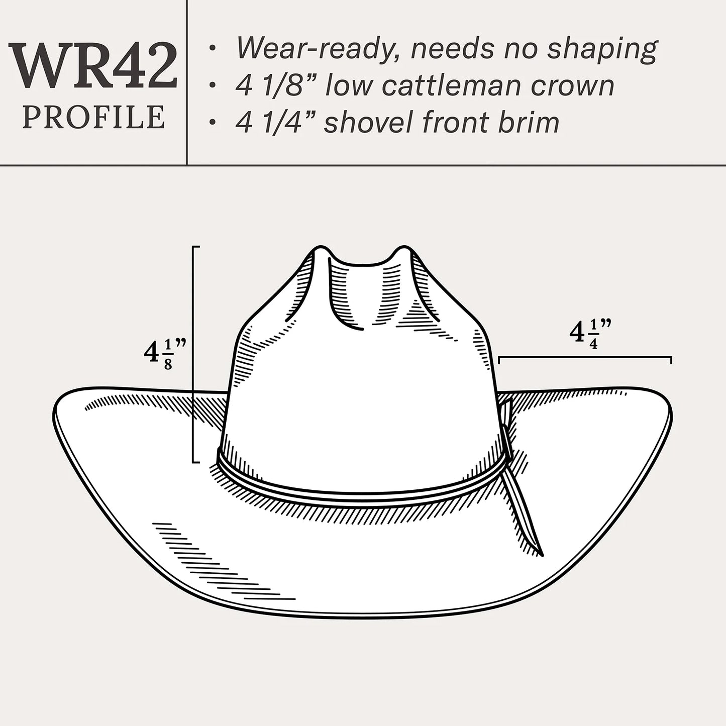 Stetson - Baker (10x Natural) SSBKER-WR4281
