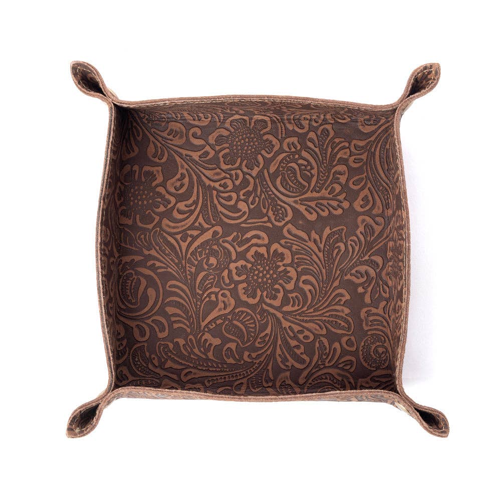 Myra - Copperwind Leather Tray (Mocha Cocoa) S-14645