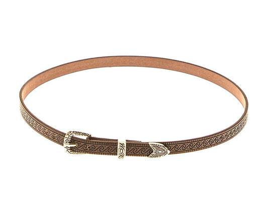 Embossed Western Hat Band (Waves)