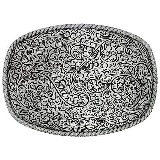 Small Rectangular Belt Buckle (Antique Silver)