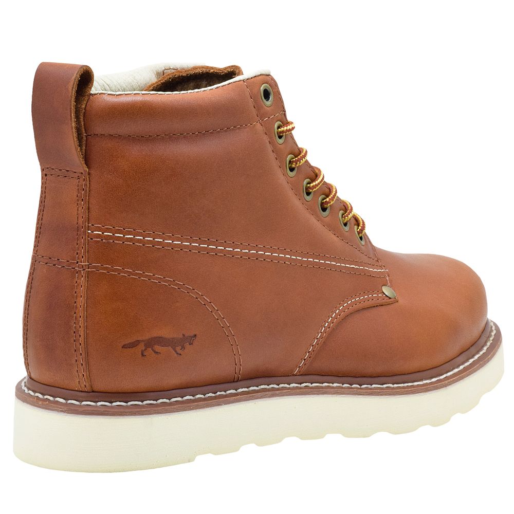Golden Fox Men - 6" Plain Toe (Brun) OG622P