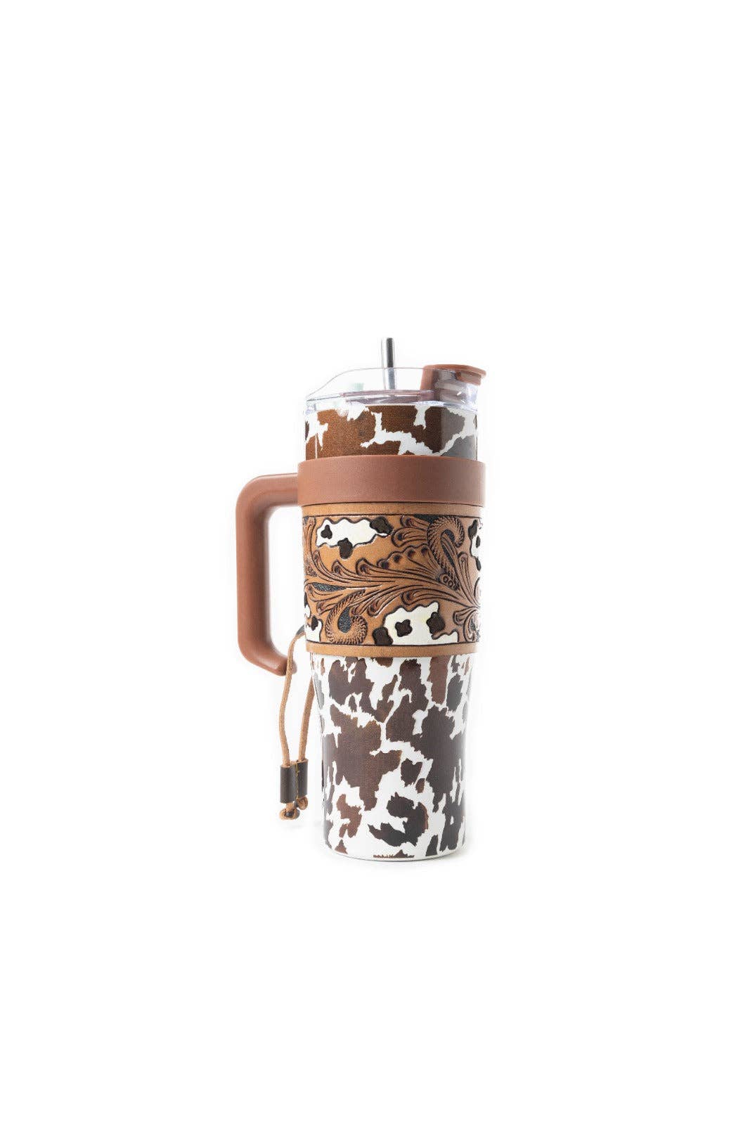 Myra - Wide Wyoming Tumbler (Brown/White) S-12053